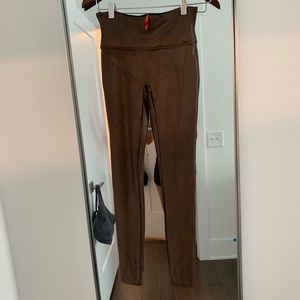 Spanx faux leather leggings - size S|P